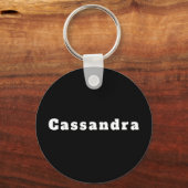Porte-clés avec le nom Cassandra (Verso)