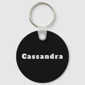 Porte-clés avec le nom Cassandra (Verso)