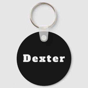 Porte-clés avec le nom Dexter