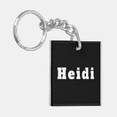 Porte-clés avec le nom Heidi (Devant gauche)