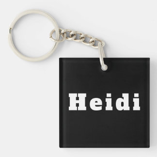 Porte-clés avec le nom Heidi