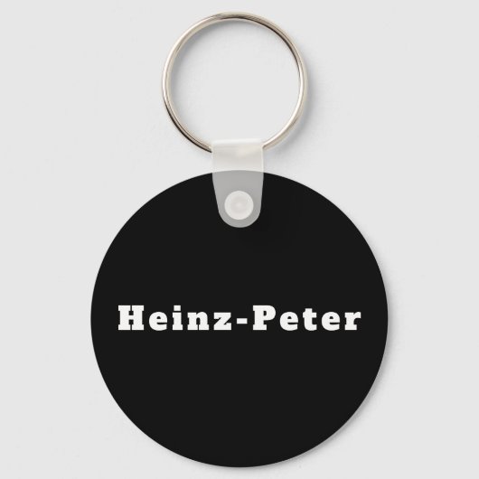 Porte-clés avec le nom Heinz-Peter (Recto)