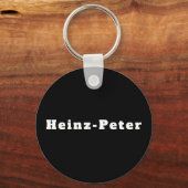 Porte-clés avec le nom Heinz-Peter (Recto)