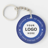 Porte-clés avec nom et logo de l'entreprise (Devant)