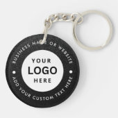 Porte-clés avec nom et logo de l'entreprise (Dos)