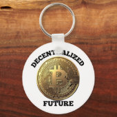 Porte-clés Avenir décentralisé Bitcoin  (Verso)