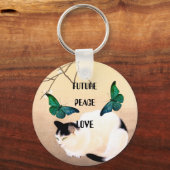 Porte-clés Avenir, Paix, Amour (Recto)