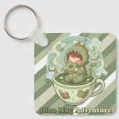 Porte-clés Aventure de la tasse Dino (Recto)