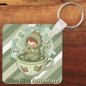 Porte-clés Aventure de la tasse Dino (Verso)