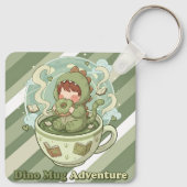 Porte-clés Aventure de la tasse Dino (Dos)
