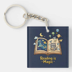 Porte-clés Aventure de lecture magique - Conception livresque