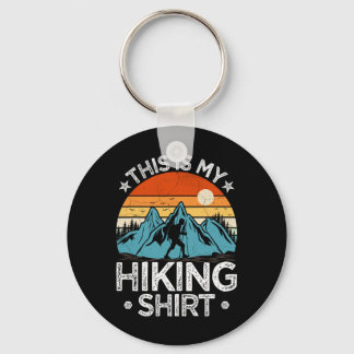 Porte-clés Aventure de randonnée en montagne vintage c'est ma