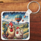 Porte-clés "Aventure du ballon au poulet fromageux" (Verso)