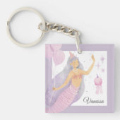 Porte-clés Aventure Pinkish Lavender Mermaid Party (Devant)