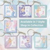 Porte-clés Aventure Pinkish Lavender Mermaid Party