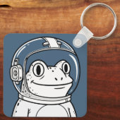 Porte-clés Aventure spatiale de la grenouille astronaute mign (Verso)