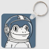 Porte-clés Aventure spatiale de la grenouille astronaute mign (Dos)