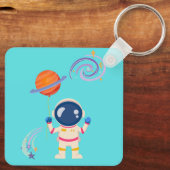 Porte-clés Aventures de dessins animés Spaceman. (Verso)