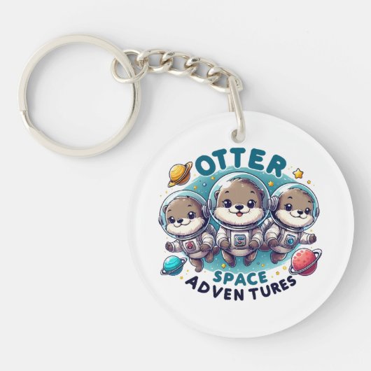 Porte-clés Aventures spatiales de la loutre (Devant)