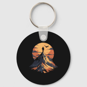 Porte-clés Aventurier de Lone Mountain au sommet - Conception