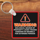 PORTE-CLÉS AVERTISSEMENT DU TIRADE (Recto)