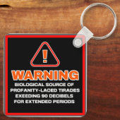 PORTE-CLÉS AVERTISSEMENT DU TIRADE (Verso)