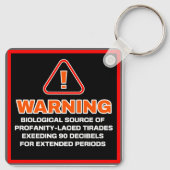 PORTE-CLÉS AVERTISSEMENT DU TIRADE (Dos)