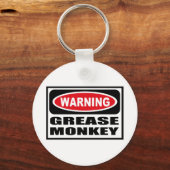 Porte-clés Avertissement GREASE MONKEY Porte - clé (Recto)
