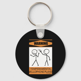 Porte-clés Avertissement Lecteur de microphone Temperamental