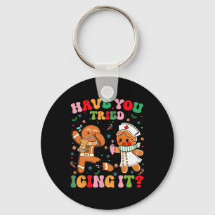 Porte-clés Avez-Vous Essayé De Faire Du Glace Pour Noël Ginge