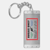 Porte-clés AVGAS / 100LL carburant seulement acrylique (Devant gauche)