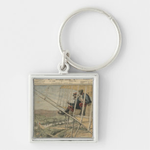 Porte-clés Aviateurs militaires sur l'avant oriental