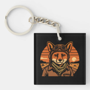 Porte-clés Aviator Fox Flying Foxy Wings