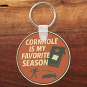 Porte-clés Avid Cornhole Player Humor (Verso)