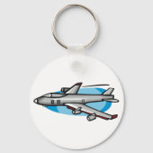 Porte-clés Avion à réaction pour les amateurs d'aviation (Recto)