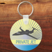 Porte-clés Avion à réaction privé (Recto)