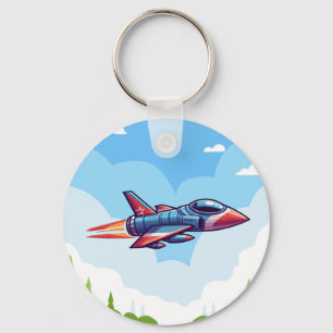 Porte-clés avion/avion de chasse