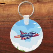 Porte-clés avion/avion de chasse (Recto)