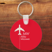 Porte-clés Avion Avion Red Aero (Verso)