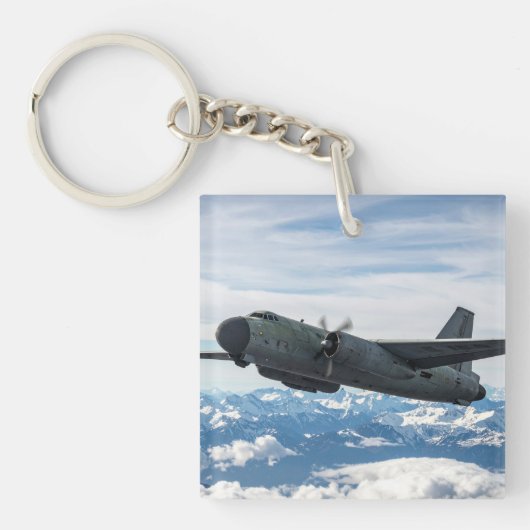 Porte-clés Avion dans le ciel (Devant)