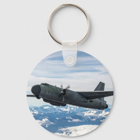 Porte-clés Avion dans le ciel (Recto)