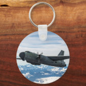 Porte-clés Avion dans le ciel (Recto)