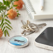 Porte-clés Avion de Cessna 150 (Côté)