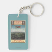 Porte-clés Avion de frères de Wright (Dos)