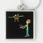 Porte-clés Avion de modèle RC (Devant)