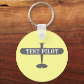 Porte-clés Avion et pilote d'essai (Recto)