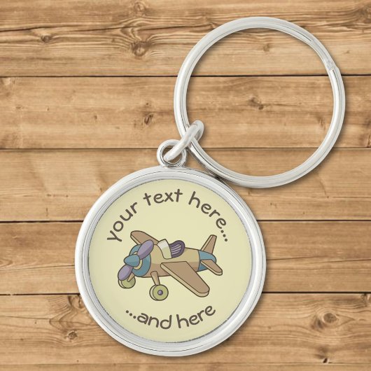 Porte-clés Avion Jouet