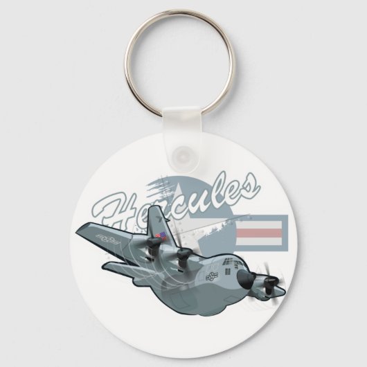 Porte-clés Avion militaire de dessin (Recto)