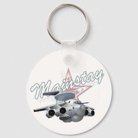 Porte-clés Avion militaire de dessin (Recto)