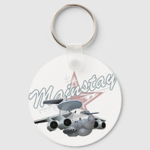 Porte-clés Avion militaire de dessin